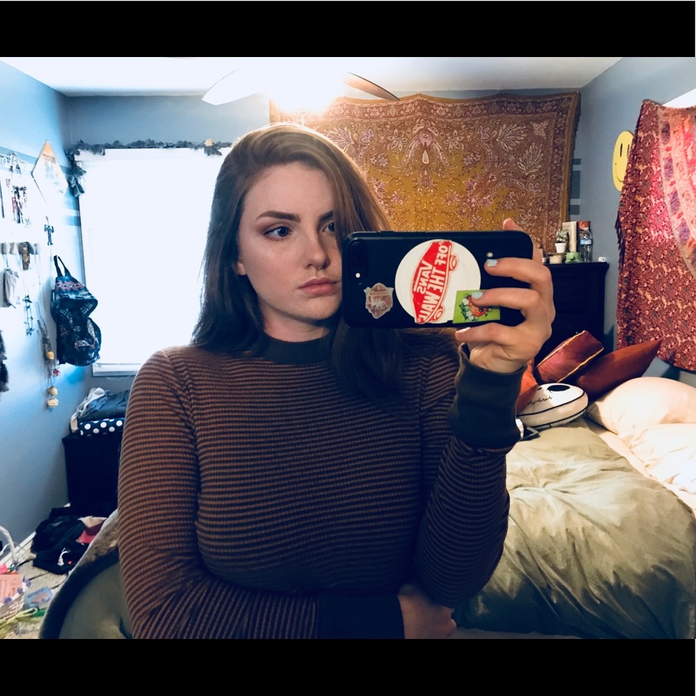 Mock neck bodysuit